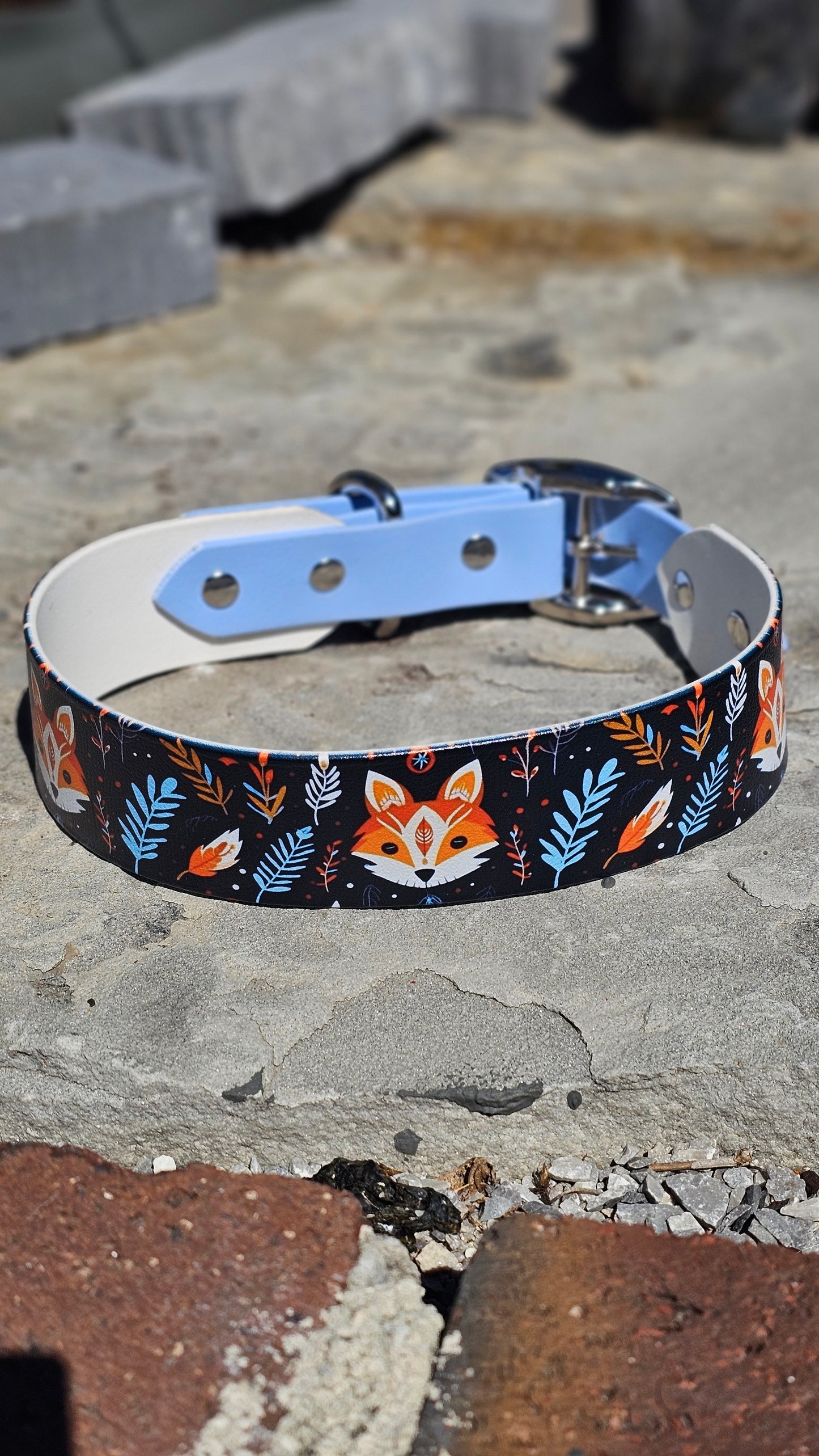 1.5in Boho Fox, Reduced buckle 17in-20in