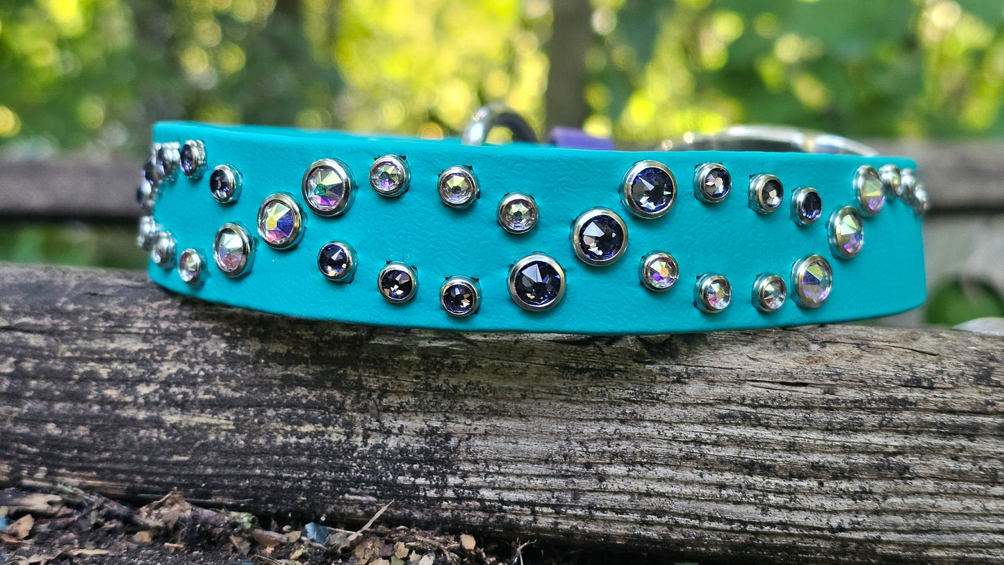 Teal and Purple "Flidais" 14-17in