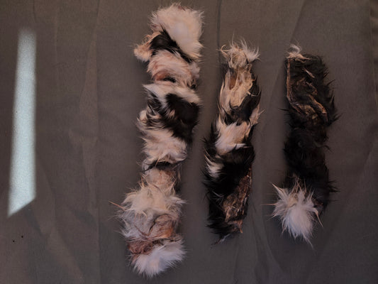 Dehydrated Rabbit Hide Chews